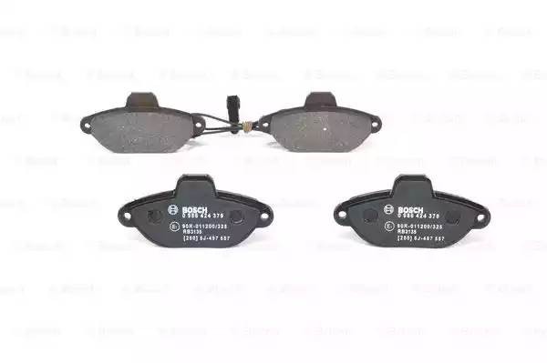 Колодки тормозные FIAT Panda (03-) передние (4шт.) BOSCH 0 986 424 379 BOSCH
