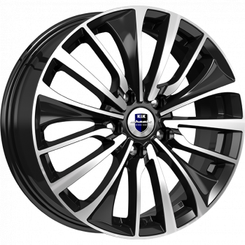 КиК Flanker 17.0 / 6.5J PCD 5x114.30 ET 45.00 ЦО 67.10 Литой / Черный с полирова 71043 K K WHEELS
