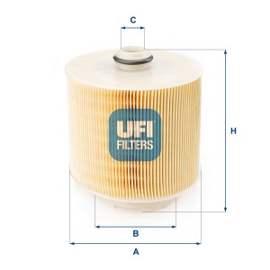 Фильтр воздушный 27.598.00 27.598.00 UFI