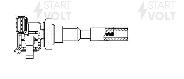 Катушка зажигания для а/м Mitsubishi Pajero Mini (94-) 0.7i (SC 1131) SC 1131 START VOLT