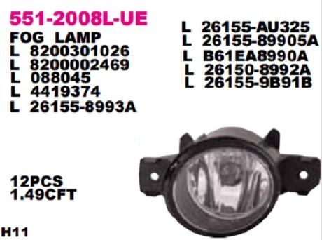 NISSAN QASHQAI+2 (JJ10) (2008-2014) 5512008LUE DEPO