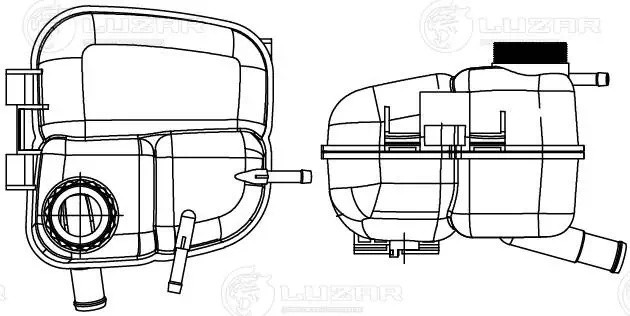 Бачок расширительный OPEL Astra G (98-10) LUZAR LET 2110 LUZAR