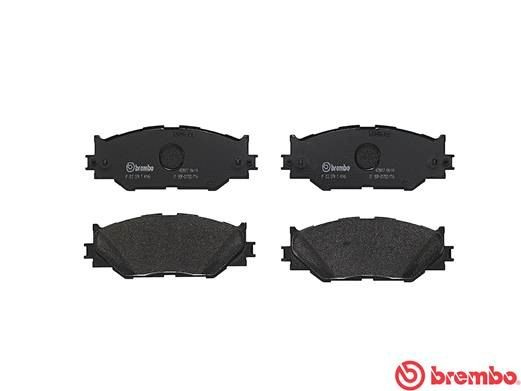 P83074 1201 00 [0446553020] !колодки дисковые п.\ Lexus IS 2.5/2.2D 05> P83074 BREMBO