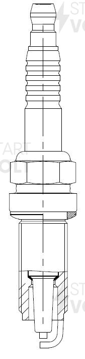 Свеча зажигания для а/м Лада Vesta (15-)/X-Ray (15-)/Renault Duster (10-) H4M 1. VSP 0059 START VOLT