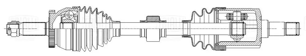 Привод передний левый AR 884 TRIALLI