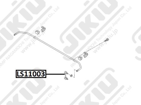 Тяга стабилизатора  KIA Sportage SL Jan 10  LS11003 LS11003 JIKIU