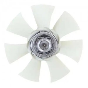 Вентилятор УАЗ-3163 с вязкостной муфтой в сборе Н/О (пластик, 7 лопастей) MEGAPO 130-12-035 MEGA POWER