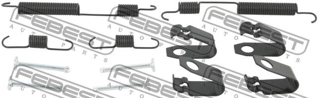 К-кт монтажный барабанных колодок HYUNDAI SOLARIS 2010-2017 1204-SOLR-KIT 1204-SOLR-KIT FEBEST