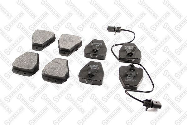 колодки дисковые п.! с антискрип. пл.\ Audi A8 2.8-4.2 94-98/S6 96-97 519-002B-SX STELLOX