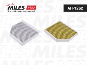 Фильтр салона антибактериальный (серия PRO) AUDI A4 07- Crystal Air (MANN FP2450 AFP1262 MILES