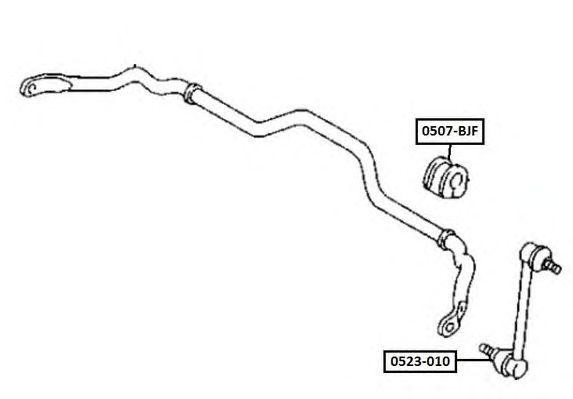 ВТУЛКА ПЕРЕДНЕГО СТАБИЛИЗАТОРА D20 MAZDA 0507BJF 0507-BJF ASVA