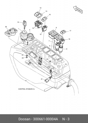300661-00004A Регулятор оборотов ДВС 300661-00004A DOOSAN