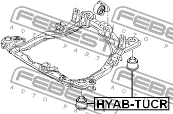 Сайлентблок HYAB-TUCR HYAB-TUCR FEBEST
