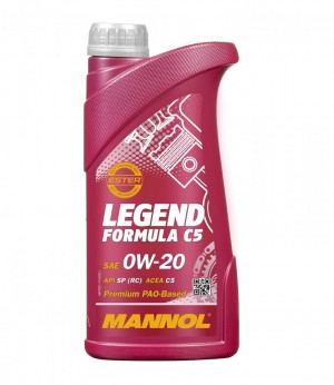 7921 MANNOL LEGEND FORMULA C5 0W20 (1L) масло моторное! синтетическое\ SP, C5 MN7921-1 MANNOL