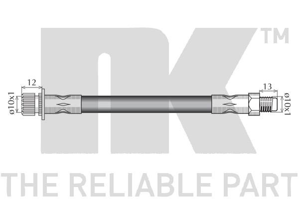 болт ушка передней рессоры короткий 853050 NK