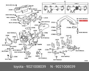 Шайба 90210-08039 90210-08039 TOYOTA