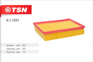 фильтр воздушный!  Nissan Navara/Pathfinder 2.5DCi/CDi 05> 911531 TSN