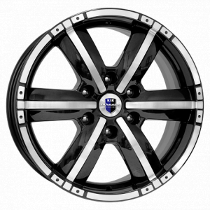 КиК Окинава 18.0 / 8.0J PCD 6x139.70 ET 42.00 ЦО 75.10 Литой / Черный с полирова 76544 K K WHEELS