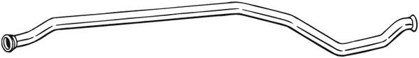 Труба глушителя промежуточная PEUGEOT 206 (02-08) BOSAL 900-009 BOSAL
