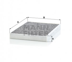 Фильтр салонный угольный VW TOUAREG III, AUDI Q7, Q8 CUK31003 CUK 31 003 MANN FILTER