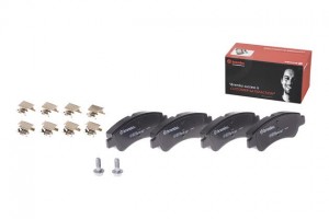 P61066 840 10!колодки дисковые п.\Peugeot 206/207/307, Citroen Xsara/Berlingo/C3 P61066 BREMBO