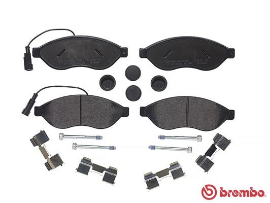 P23143 колодки дисковые передние!\ Citroen Jumper, Fiat Ducato, Peugeot Boxer 2. P23143 BREMBO