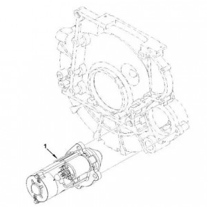 Стартер 3302 дв.Cummins ISF 2.8 (12V / 2.5kW, 10 зубьев) (5266969 / 5295576 / 53 0225 HAFFEN