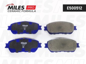 Колодки тормозные передние (Смесь CERAMIC серия PRO) TOYOTA CAMRY (V30) 01-06 (T E500512 MILES