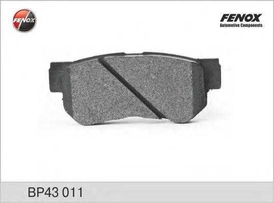 Колодки тормозные задние "FENOX" BP43011 BP43011 FENOX