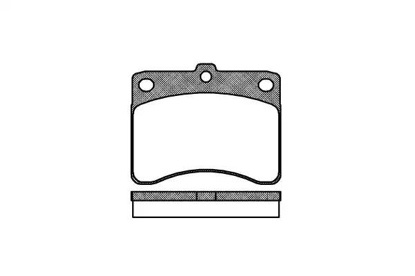 232 00 FDB549 !колодки дисковые п.\ Daihatsu Hi-jet II 1.0-1.3i/1.2D/1.4D 90> 0232.00 REMSA