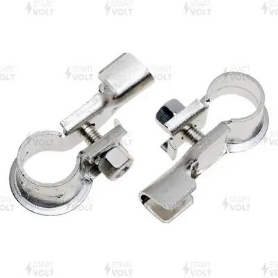 Комплект клемм АКБ медь с цинковым покрытием, до 50мм обжим и пайка  SBT016 SBT 016 START VOLT