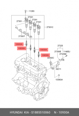 HYUNDAI CRETA (2016>) S1885510060 HYUNDAI KIA
