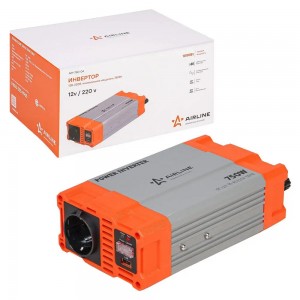 Преобразователь напряжения (инвертор) 12-220V 750Вт AIRLINE API-750-04 AIRLINE