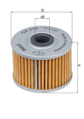 MOTO D=50ММ/L=38ММ OX410 MAHLE KNECHT