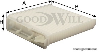 Фильтр салона AG557CF AG 557 CF GOODWILL
