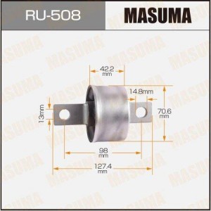 сайлентблок рычага зад.подв.продольн.!\ Mitsubishi Lancer 07> RU-508 MASUMA