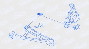 Сайлентблок нижнего рычага задней подвескиTouareg Q7 Cayenne SB829 SB829 FINWHALE