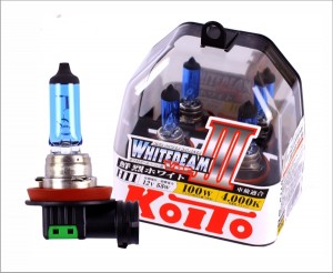 Лампа 12V H11 55W PGJ19-2 +100% бокс (2шт.) Whitebeam KOITO P0750W KOITO