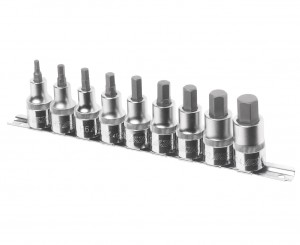 Набор бит-головок 1/2" HEX H4-H14 9 предметов JTC JTC-H409H JTC TOOLS