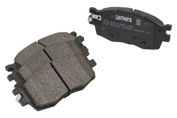 колодки дисковые передние! Kia Rio 1.4i/1.6i 16V/1.5CRDi 05> Z07316 ZENTPARTS