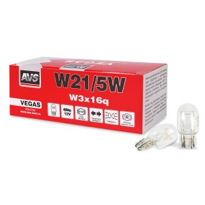 Лампа 12V W21/5W W3x16q AVS A78173S AVS