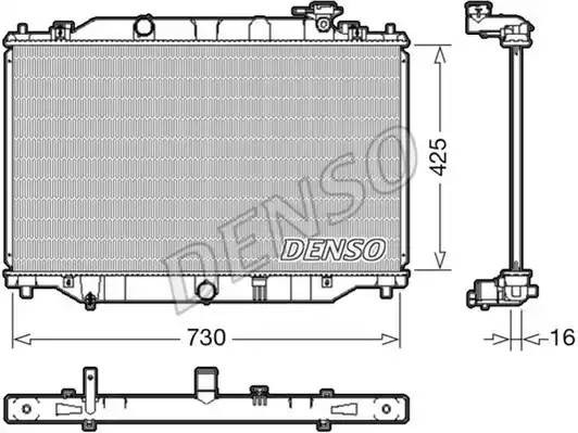 Радиатор охлаждения двигателя (MAZDA CX-5) DRM44039 DRM44039 DENSO