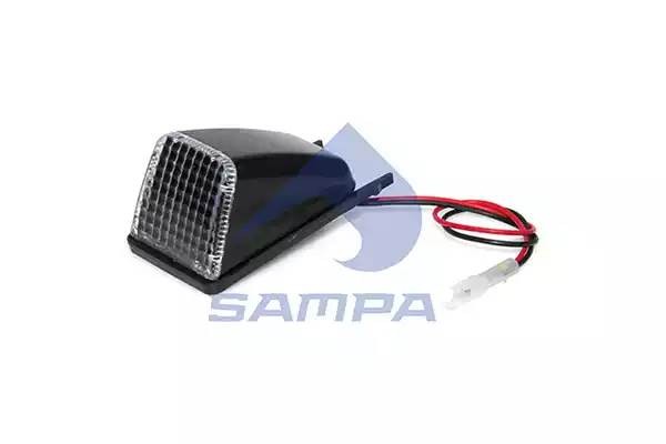 Фонарь габаритный белый в сборе белый 032212 SAMPA