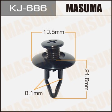 Пистон обивки универсальный MASUMA KJ686 MASUMA