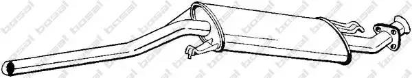 Глушитель AUDI 100,A6 средняя часть BOSAL 281-101 BOSAL