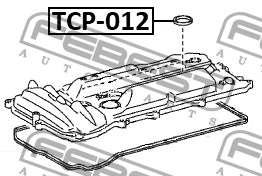 Кольцо уплотнительное свечного колодца TOYOYA CAMRY V50, LEXUS RX 08-15 TCP-012 TCP-012 FEBEST