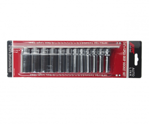 Набор головок торцевых 3/8" 12-ти гранных 8-19мм глубоких на планке JTC JTCT312M JTC TOOLS