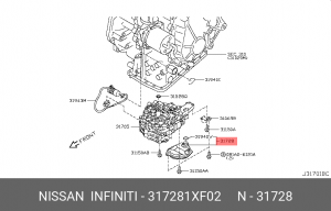 NISSAN BLUEBIRD /LAFESTA/QASHQAI 317281XF02 NISSAN