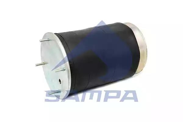Пневморессора FRUEHAUF ROR (металлический стакан) (4 шп. M12, 1 штуцер M12) SAMP SP 55912-K SAMPA