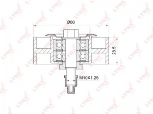 TOYOTA HI LUX (2005>) PB-7243 LYNXAUTO